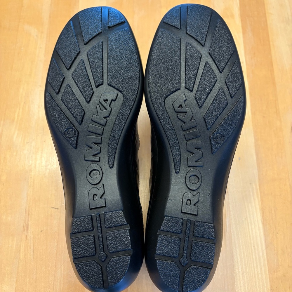 Romika Leather Black Mary Jane Cassie size EU 41 US 10 by Josef Seibel German - Picture 8 of 8